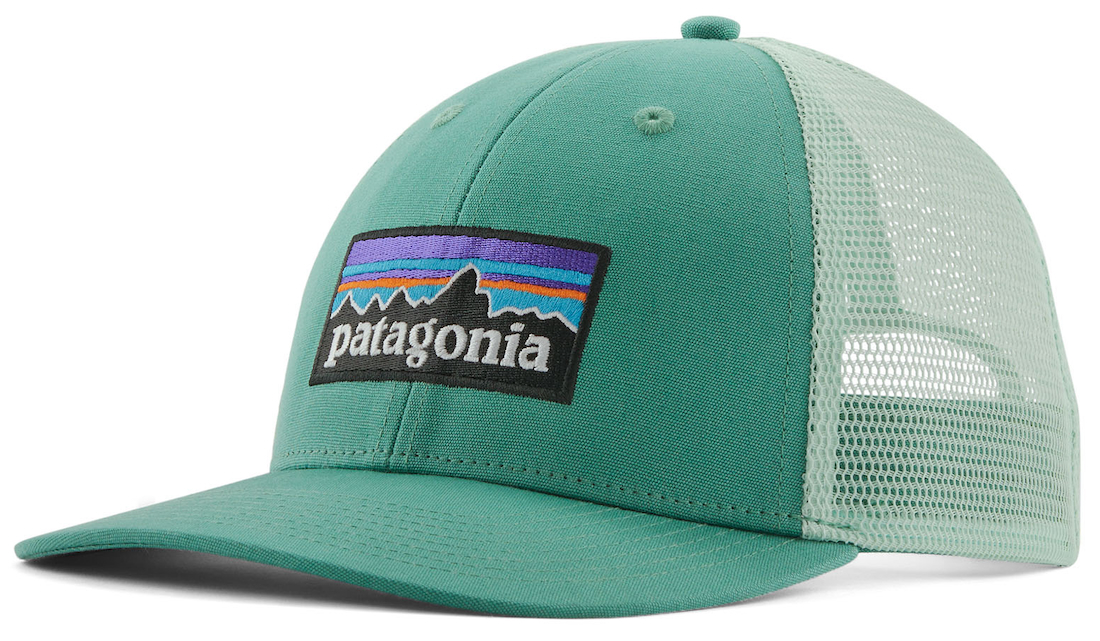 Patagonia P-6 Logo LoPro Trucker Hat Cap HTLG - Heartleaf Green