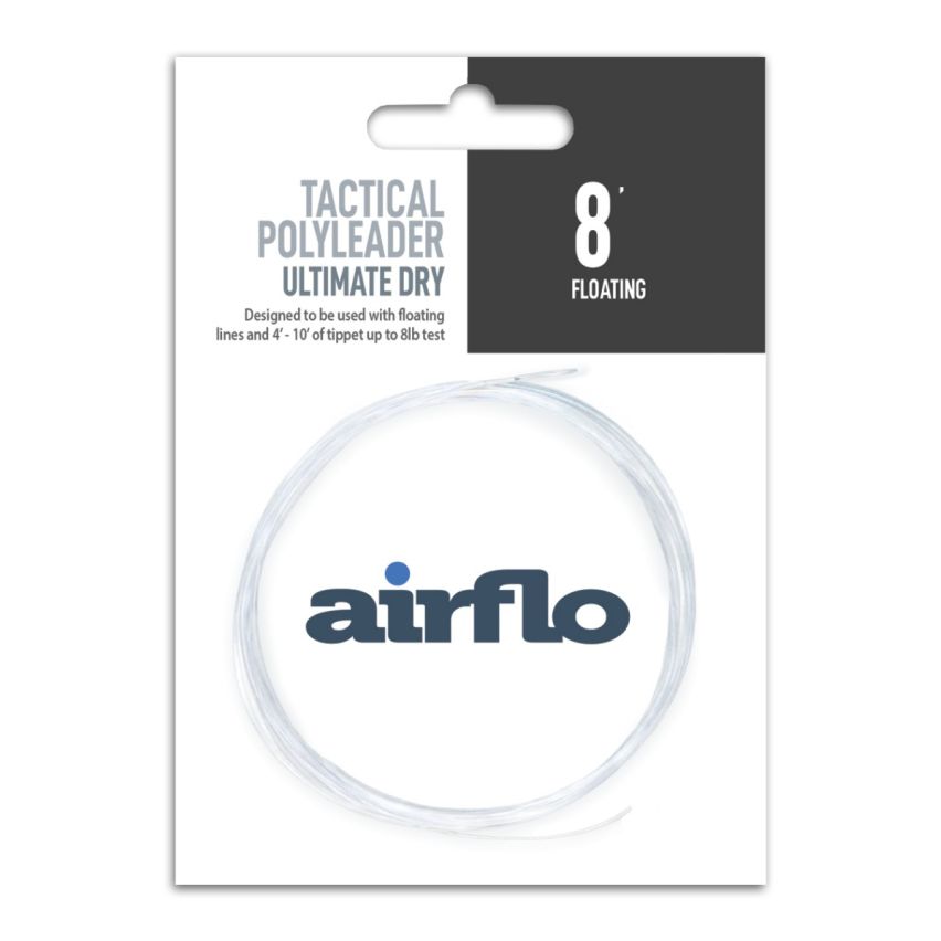 Airflo Tactical Polyleader - Ultimate Dryfly 8' Grey Floating Airflo Tactical Polyleader - Ultimate Dryfly 8' Grey Floating