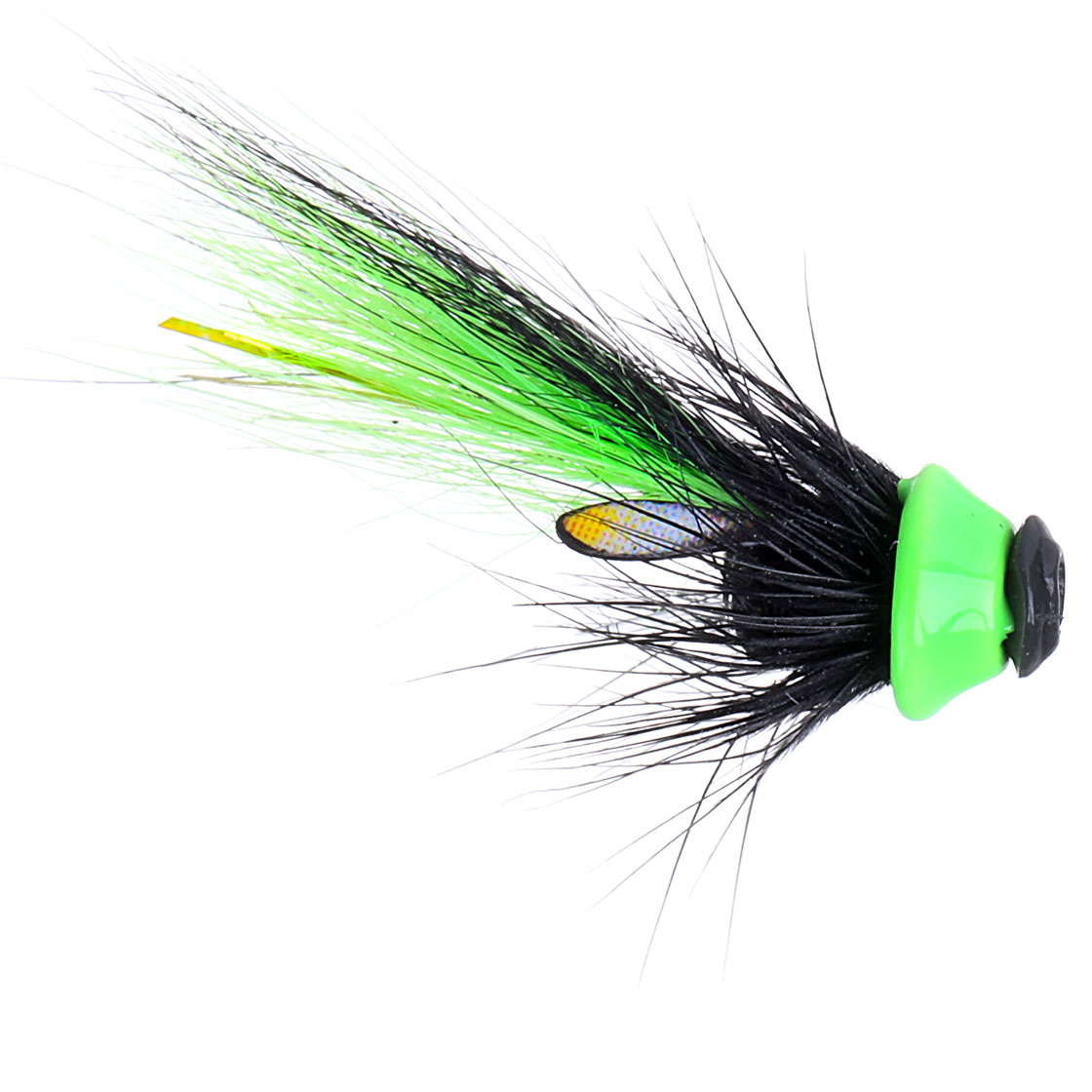 Frödin Flies Tubenfliege Icelandic Nano Series - Black Green Helmet