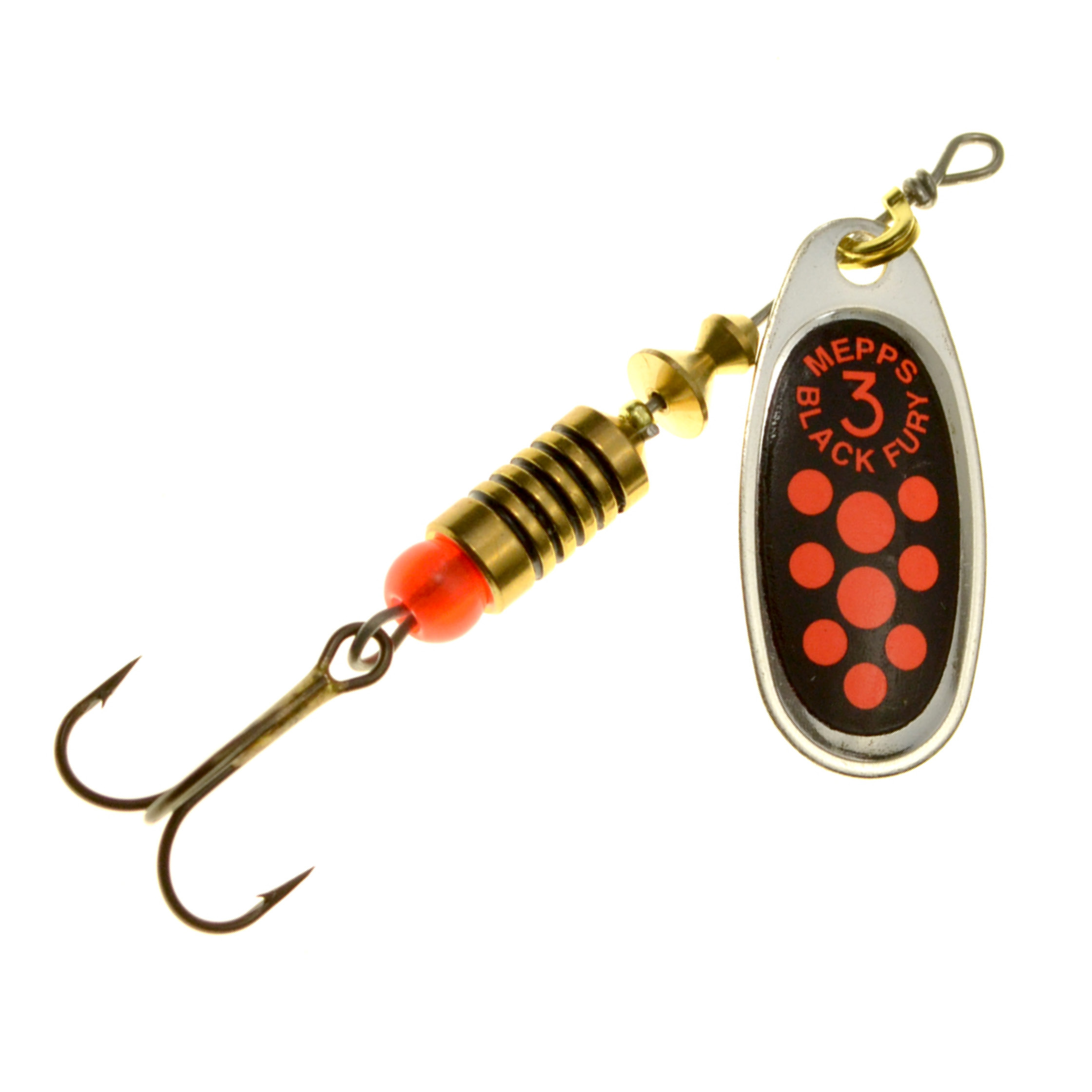 Mepps Black Fury Spinner silber/rot