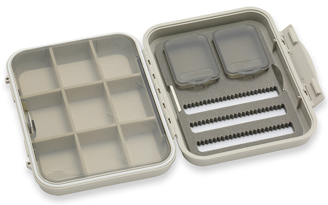 C&F Design CF-1303DD+ Dry Dropper Fly Case Small Fliegendose off-white
