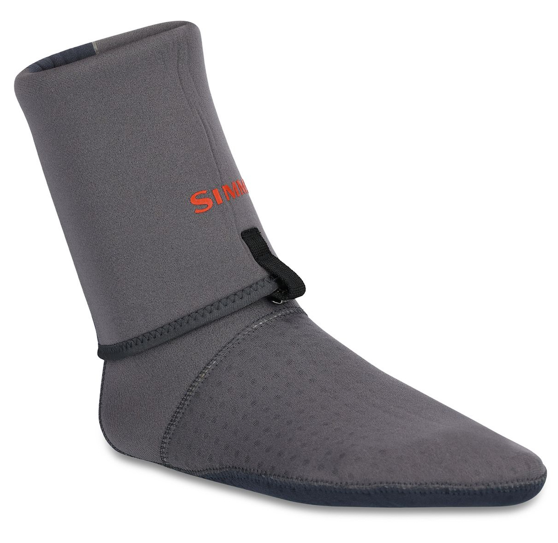 Simms Guide Guard Socks Socken mit Gravel Guards anvil