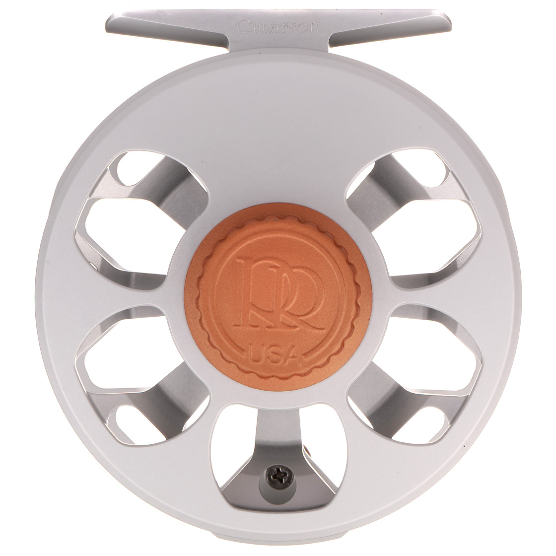 P-28463_Ross-Reels-Cimarron-Fliegenrolle-matte-platinum Ross Reels Cimarron Fliegenrolle matte platinum