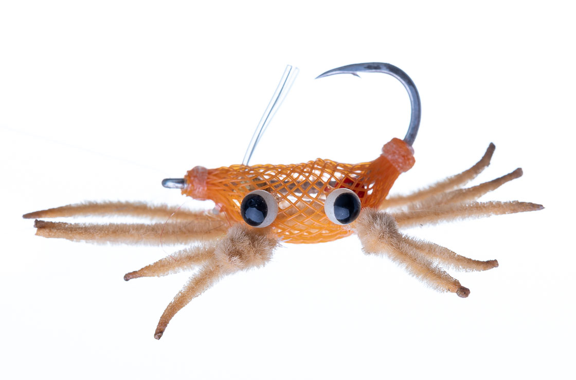 Fishient H2O Salzwasserfliege - Flexo Crab orange