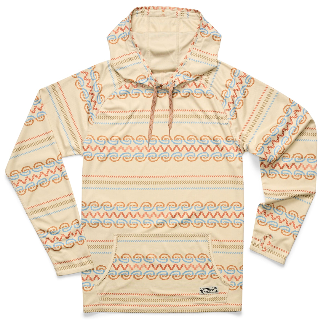 Howler Brothers Loggerhead Sunshade Hoodie - Zicatela Off White