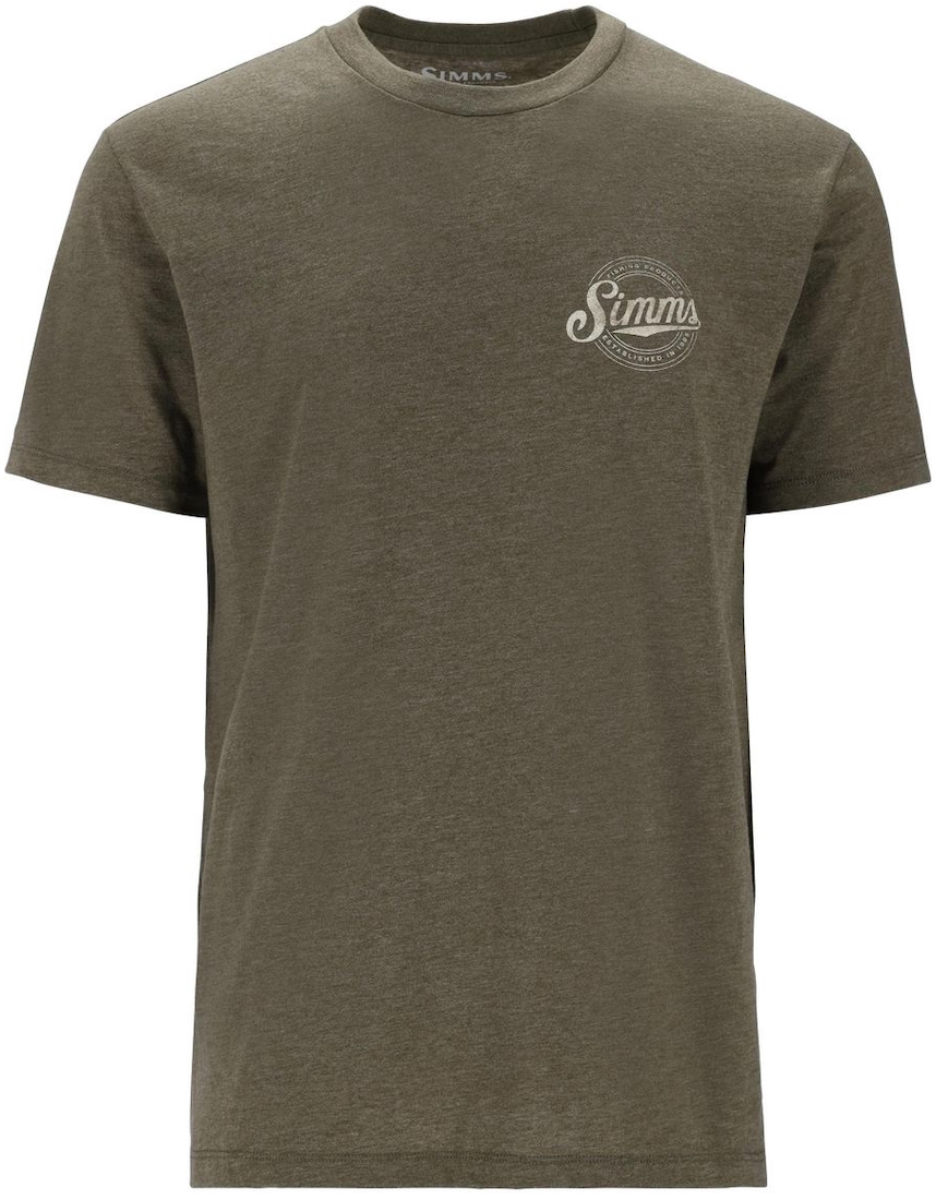 P-28409_Simms_Circle_T-Shirt_Military_Heather_2 Simms Circle Lockup T-Shirt Military Heather