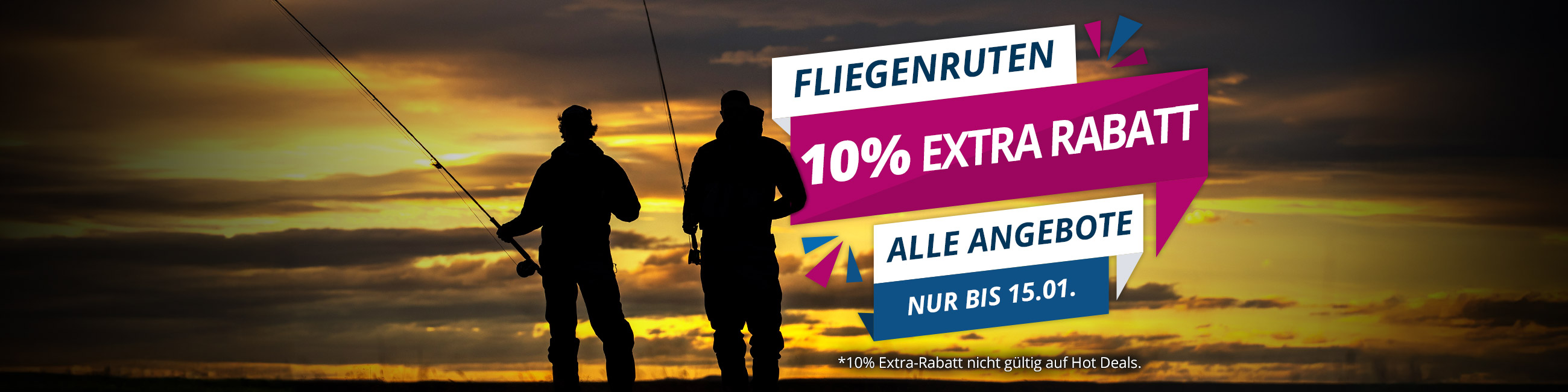 10% Extra auf Fliegenruten bis 15.01.