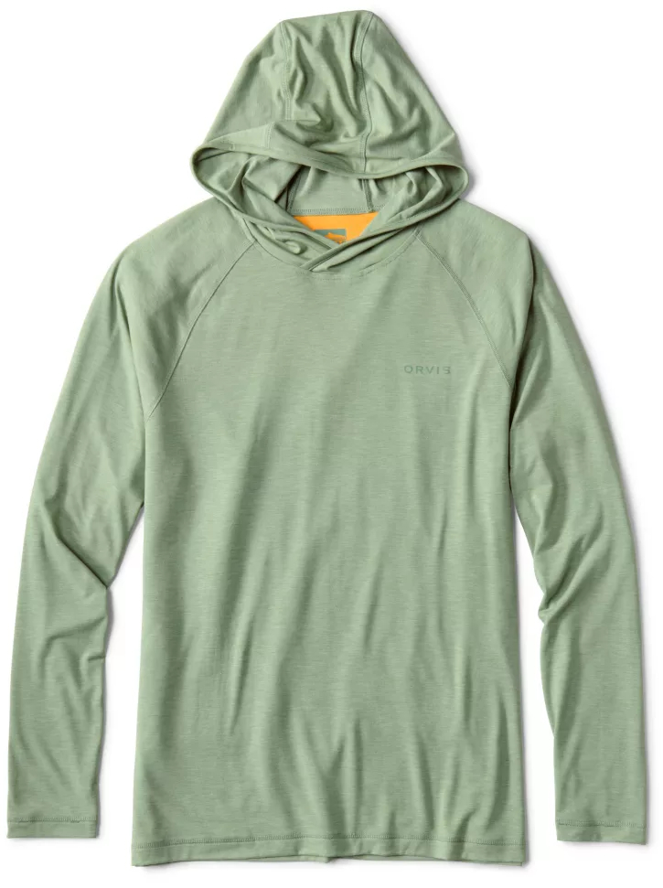 Orvis Dricast Hoodie Sunshirt UPF 50+ Sonnenschutz Hemd aloe
