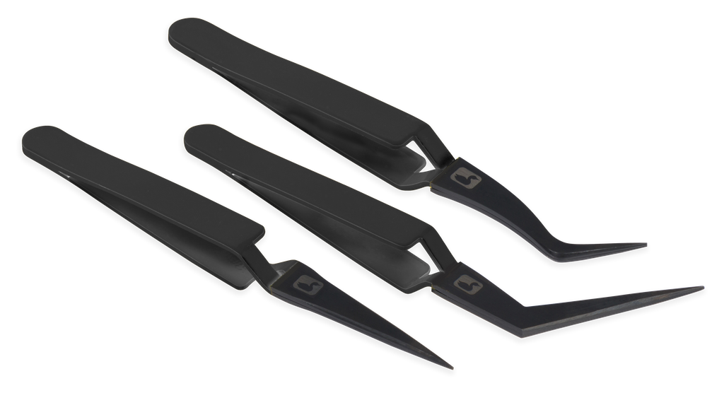 Loon D-Loop Tweezer Kit - Black - Pinzetten Set