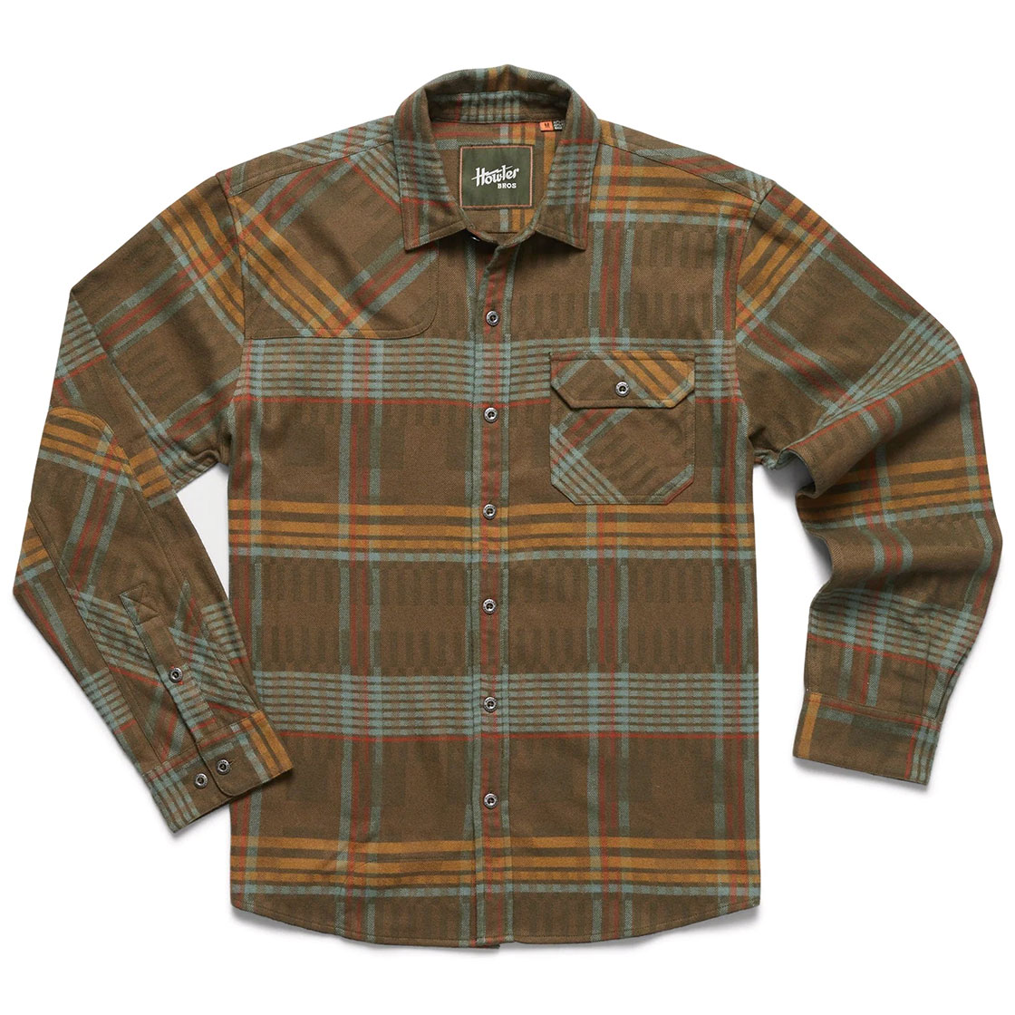Howler_Brothers_Harkers_Flannel_Hemd_conor_plaid_forage_1 Howler Brothers Harker's Flannel Langarm Hemd - conor plaid : forage