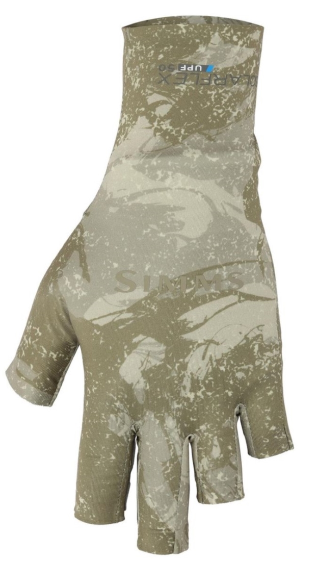 Simms Solarflex SunGlove UPF50 UV- Schutz Handschuh Back Eddy Stone