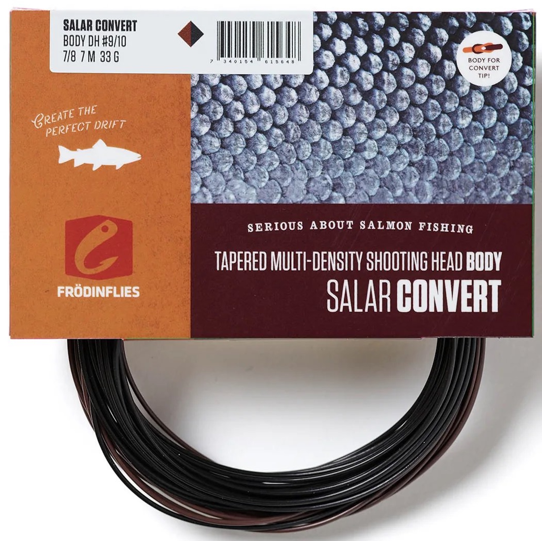 Frödin Salar Convert Short Spey Doublehand Shooting Head Sink7-Sink8 Schusskopf