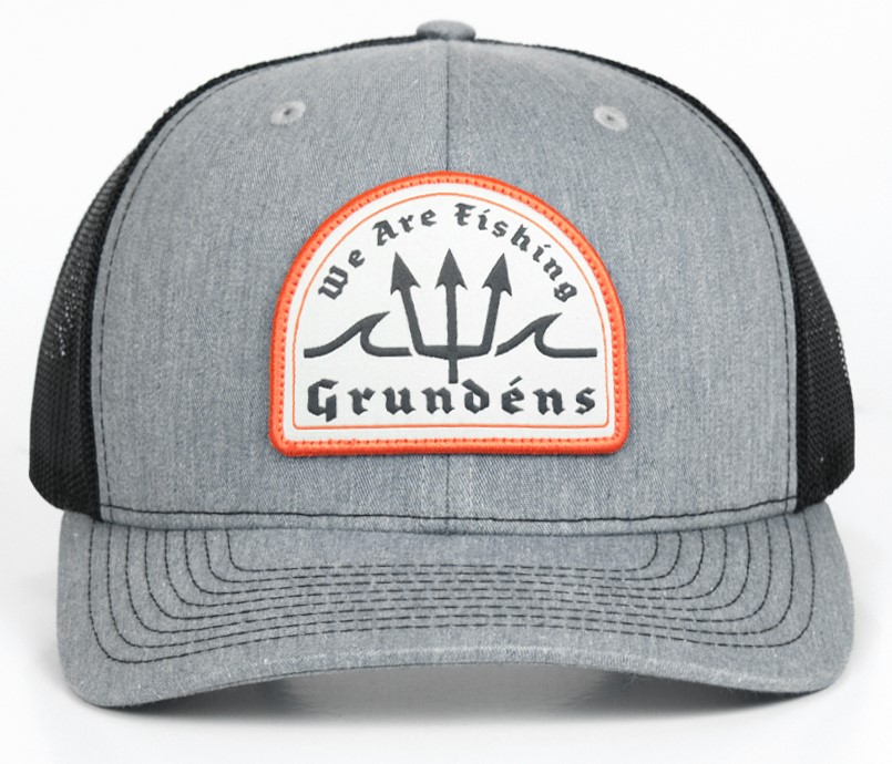 P-27602_Grundens_Poseidon_Trucker_Cap_Kappe_Heather_Grey_Black_16l8WJTWhxc4BD Grundéns Poseidon Trucker Cap Kappe heather grey/black