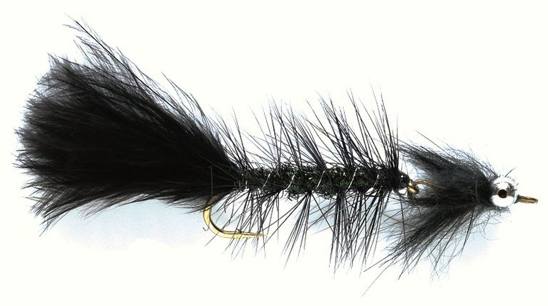 Fulling Mill Streamer - Lazy Bugger black