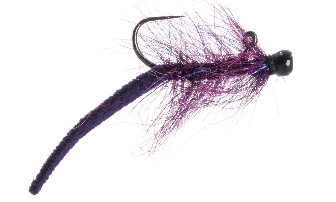 Umpqua Streamer Balanced Leather Leech Nano #12 Purple