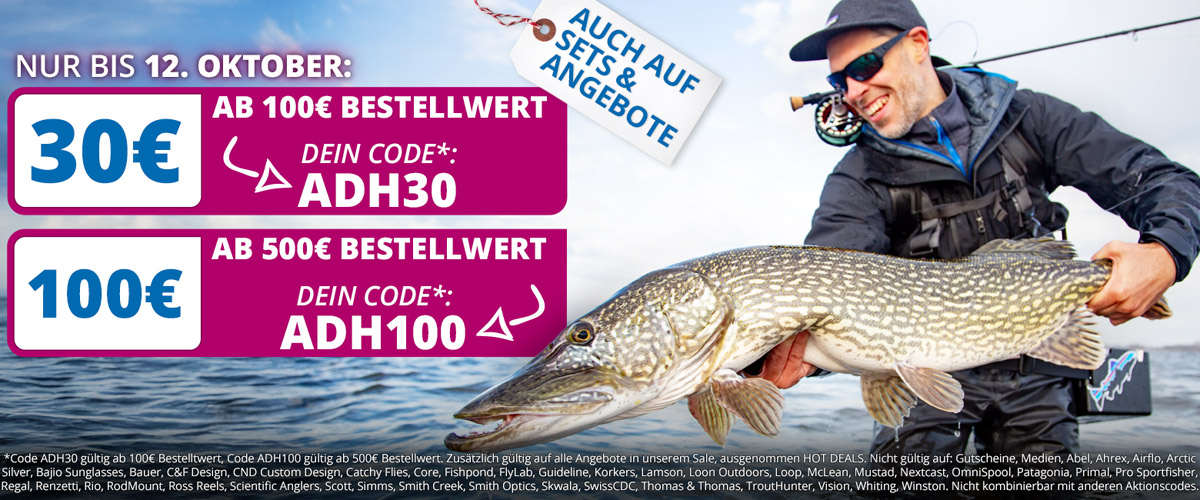 Neue Gutscheine: 30€ oder 100€ mit ADH30 oder ADH100