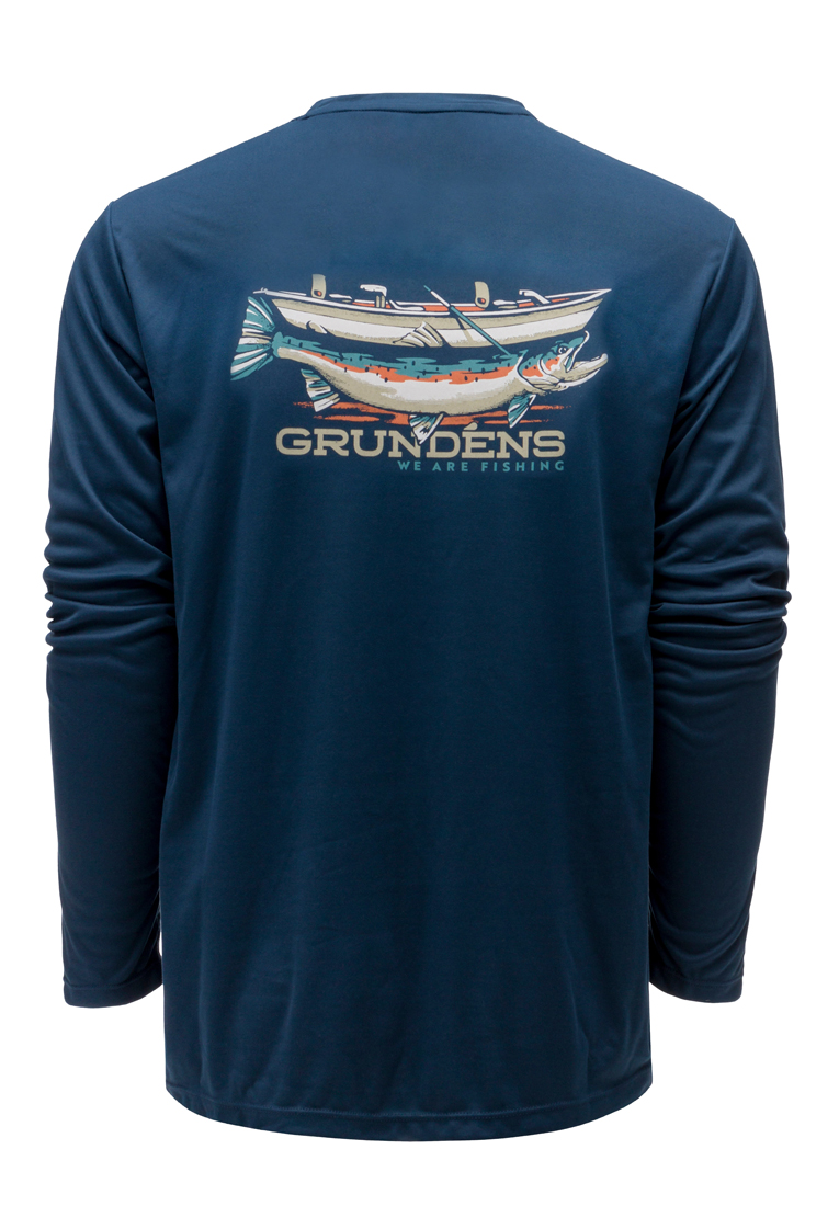 P-27613_LS_Tech_Tee_UPF_50-_Sonnenschutz_Shirt_Drift_Boat_Blue_Abyss_2 Grundéns Drift Boat LS Tech Tee UPF 50+ Sonnenschutz Shirt blue abyss