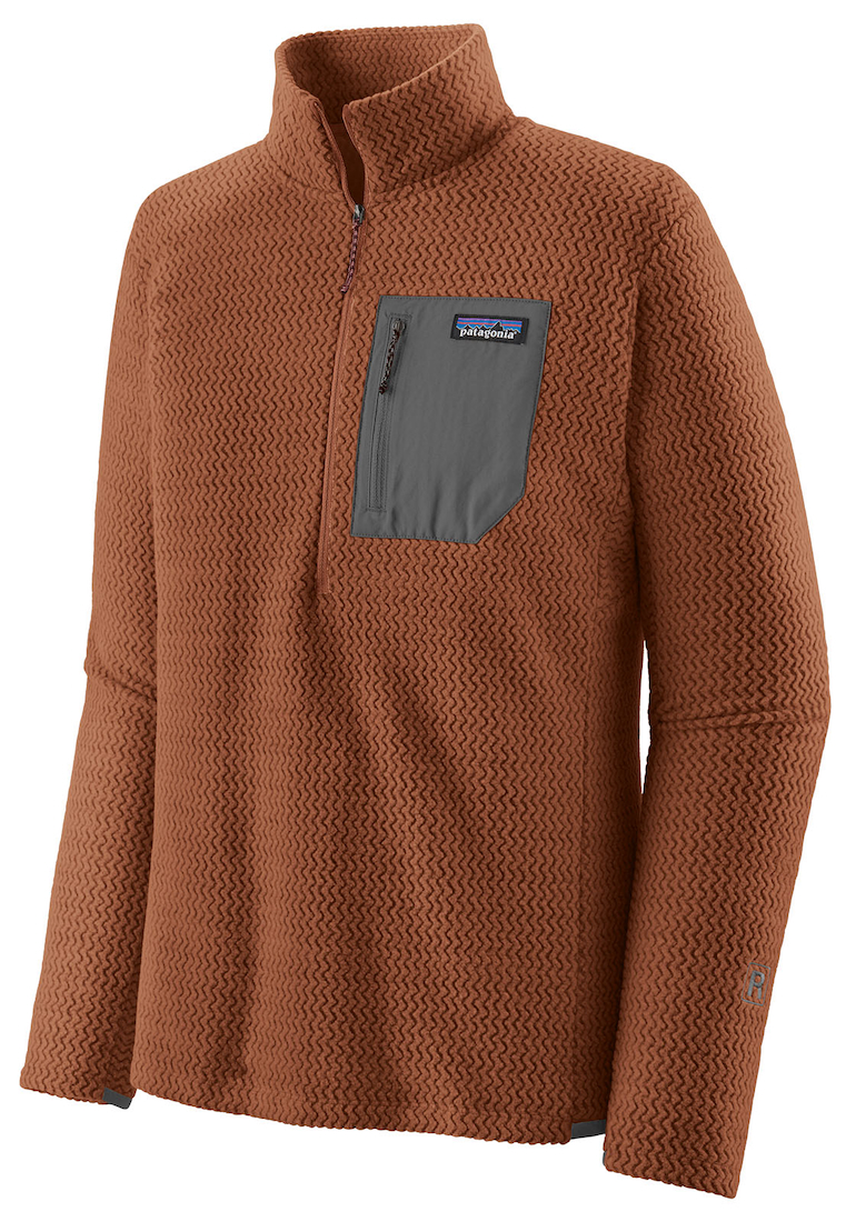 Patagonia M's R1 Air Zip Neck Fleecepullover ROBN - Robin Brown