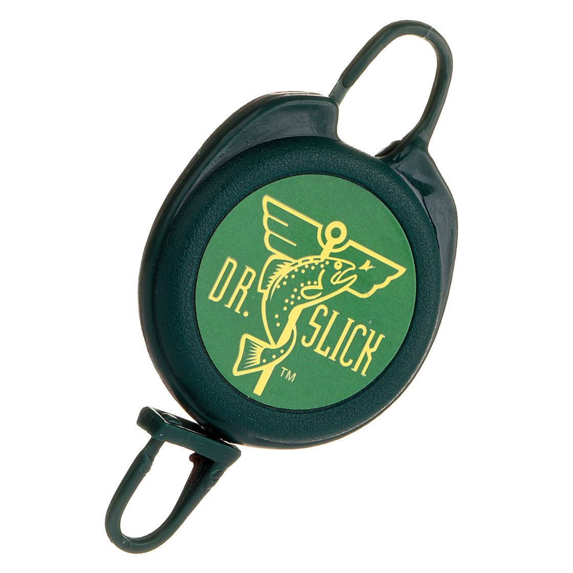Dr. Slick Clip-On-Reel Nylon Cord Zinger green