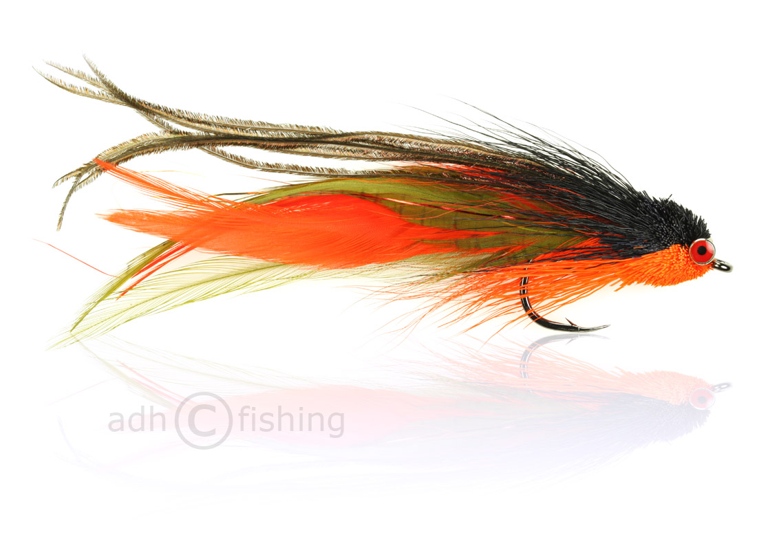 Fulling Mill Salzwasserfliege - Andino Deceiver - orange schwarz