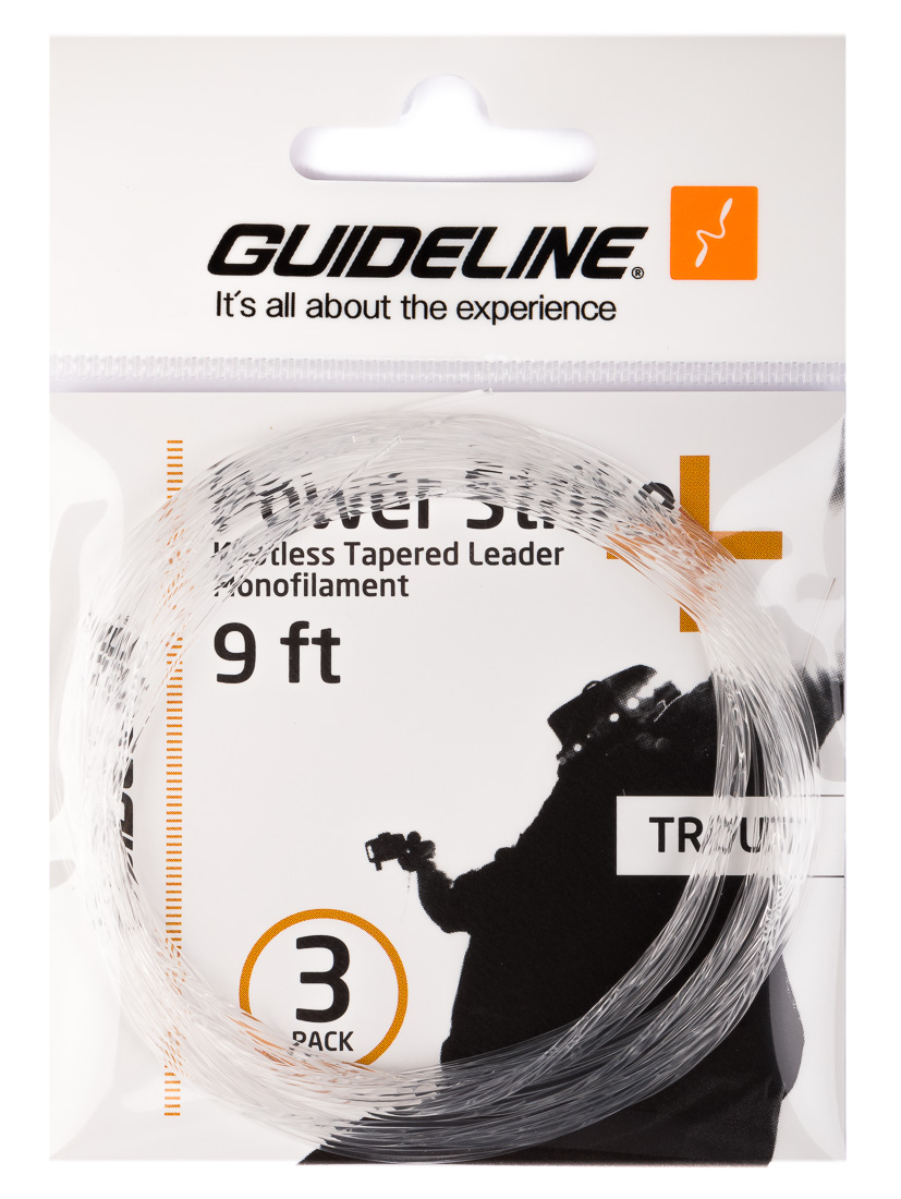 12904-guideline-power-strike-tapered-leader-1 Guideline Power Strike Trout - Tapered Leader 9 und 12 ft 3er Pack