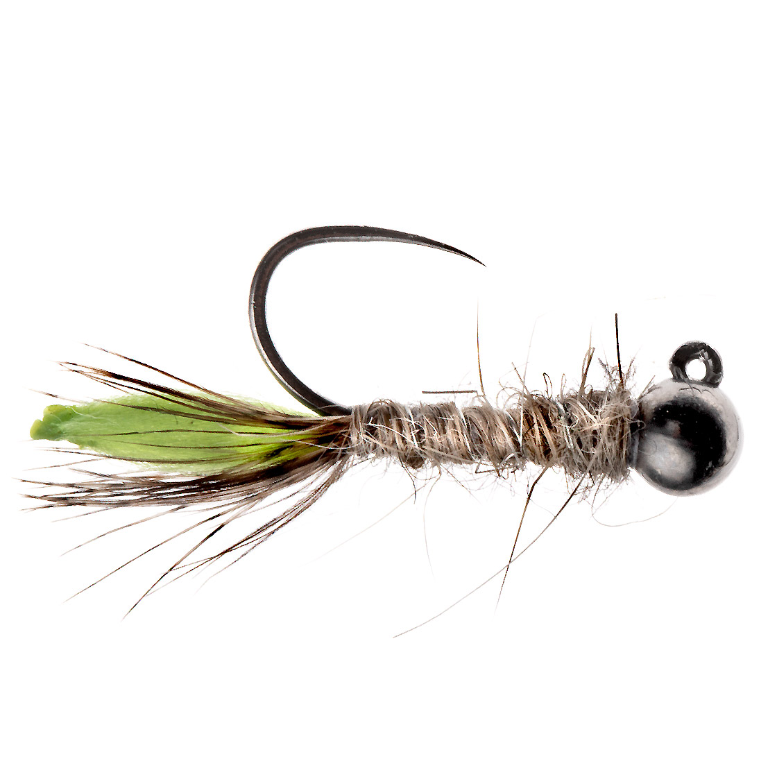 Soldarini-Peeping-Caddis-Black Soldarini Tungsten Jig Nymphe - Peeping Caddis Black Bead