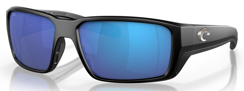 Costa_Fantail_Pro_Matte_Black_Blue_Mirror_1 Costa Polarisationsbrille Fantail Pro - Matte Black (Blue Mirror 580G)