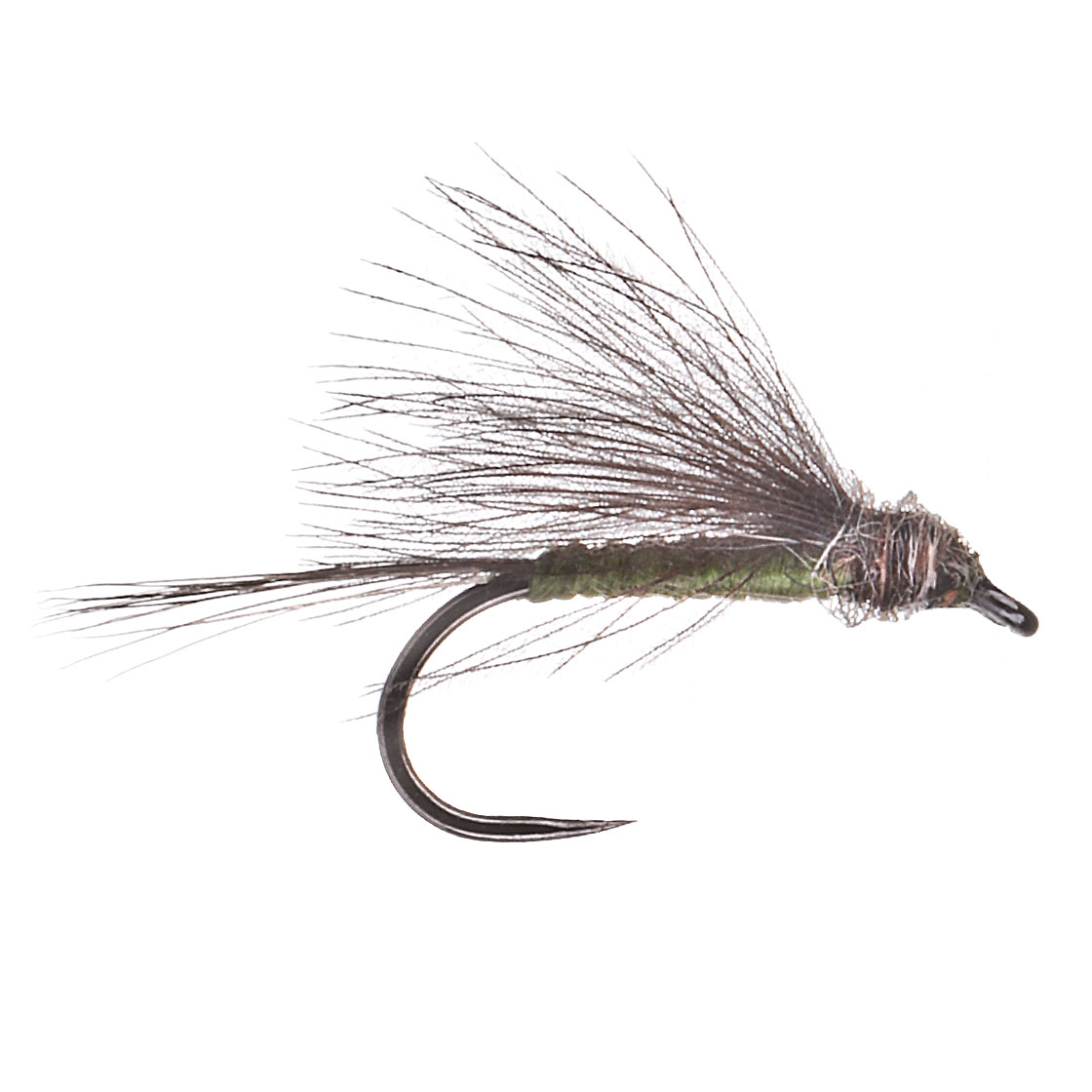 P-26720_adh-fishing-Trockenfliege-CDC-Olive-on-AHREX-by-Superflies Bindebeispiel
