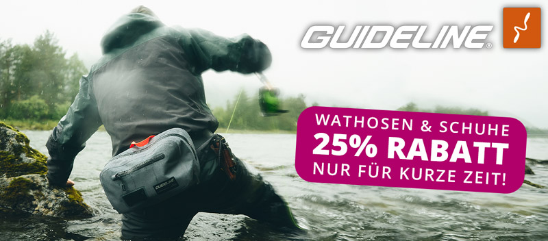 25% auf Guideline Wathosen & Schuhe