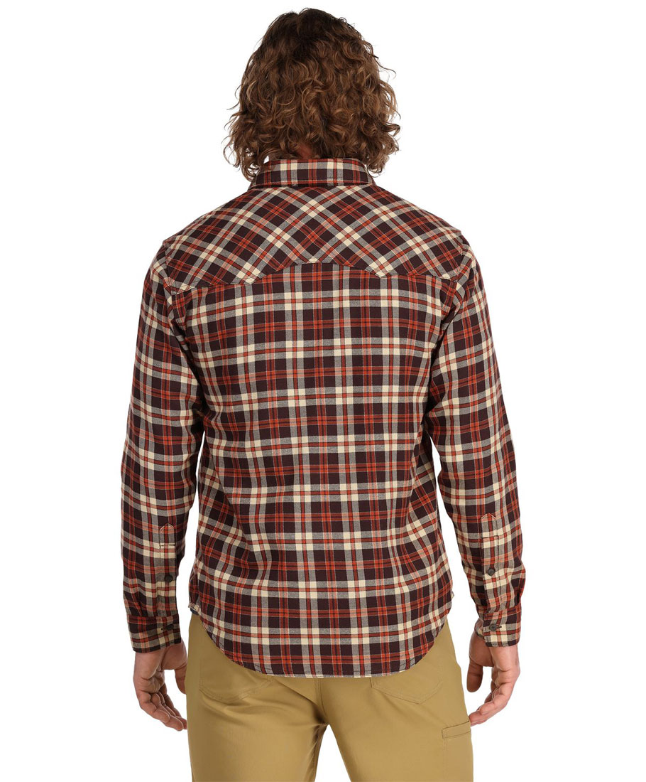 Simms_Santee_Flannel_Shirt_Hemd_maghoany_tan_camp_plaid_3