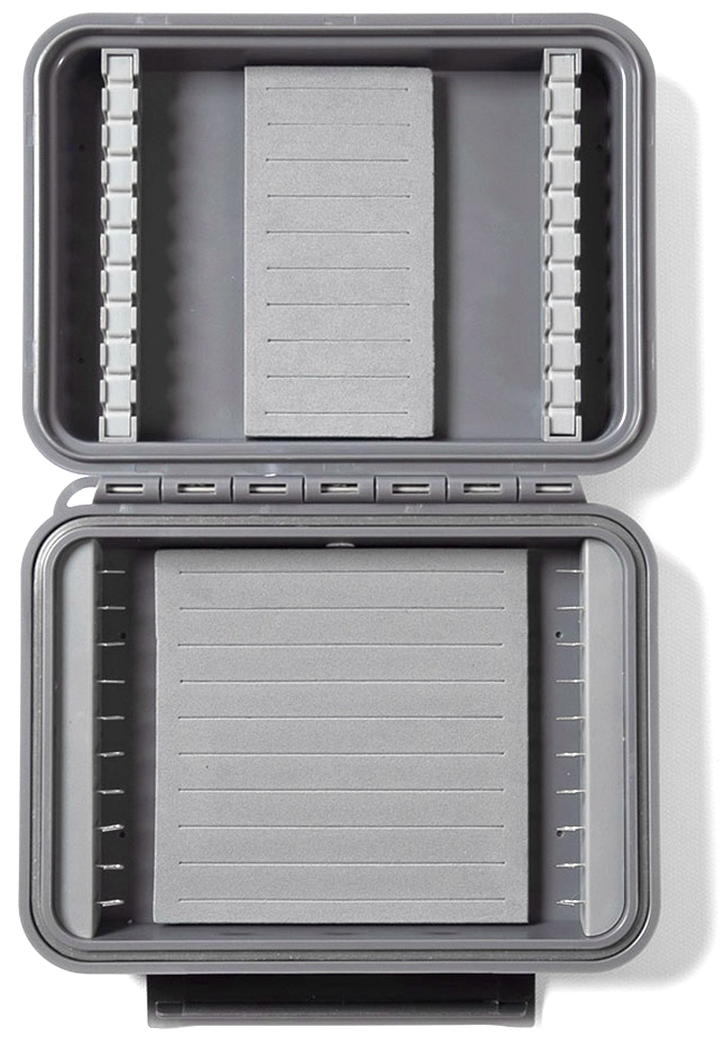 Plan D Pocket MAX Fly Box - Steel Gray - 50/50