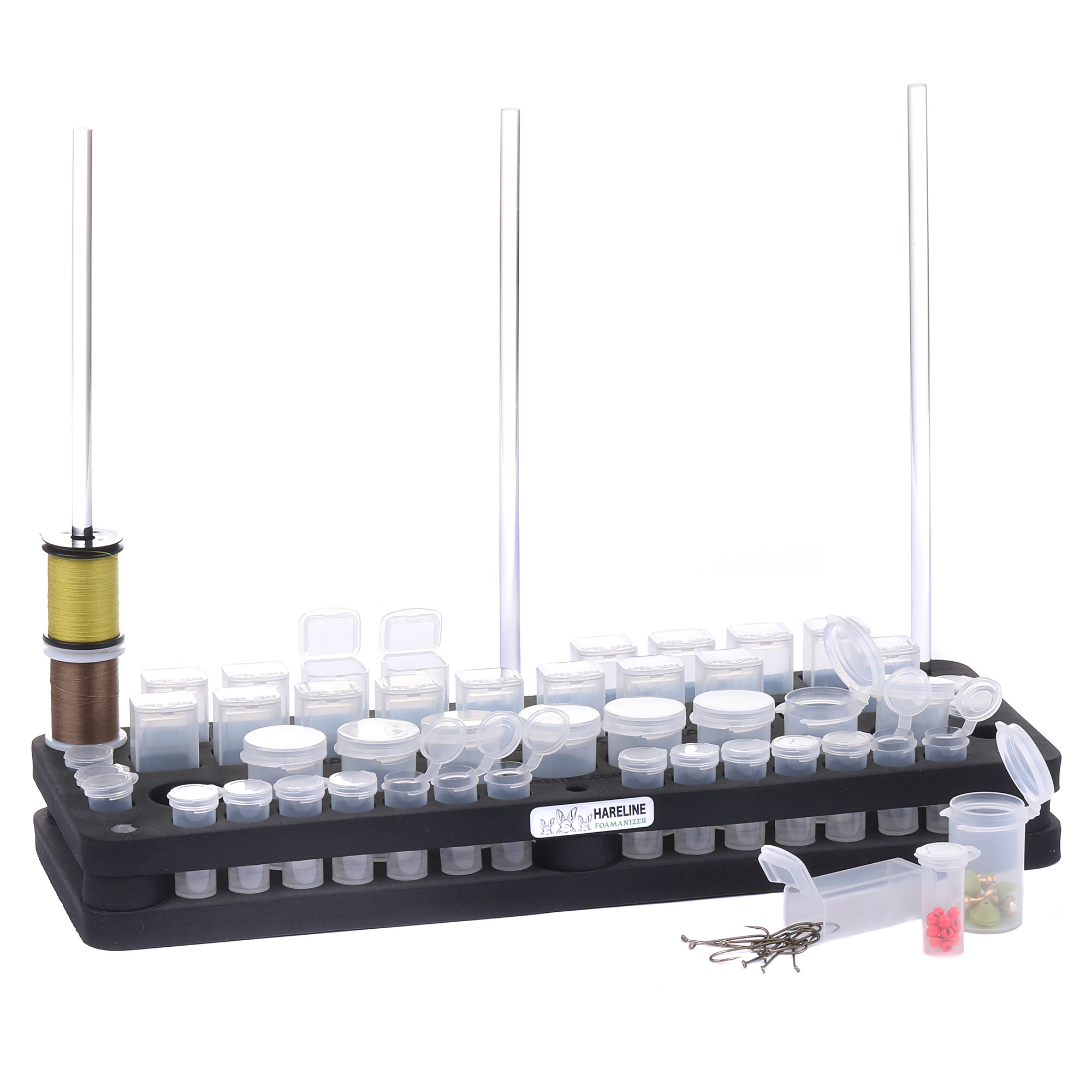 Hareline Bead / Hook Storage Foamanizer Module 12" - Aufbewahrungsstation für den Bindetisch