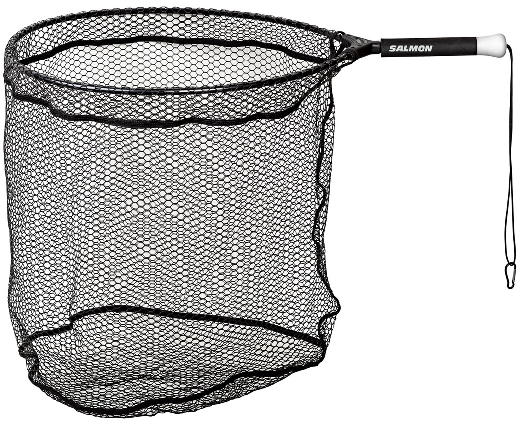 Traper Salmon & Pike Landing Net Silicone Coated Kescher mit Schonnetz