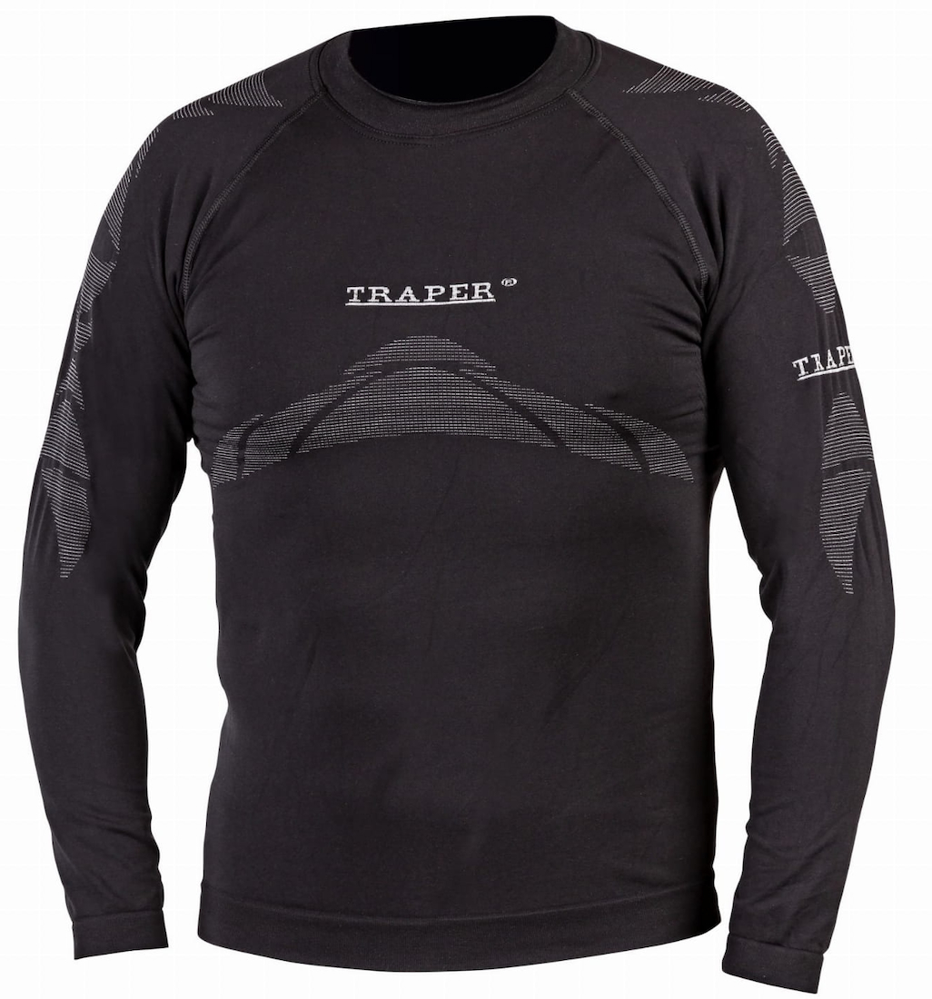 Traper Thermal Fleecepullover Black