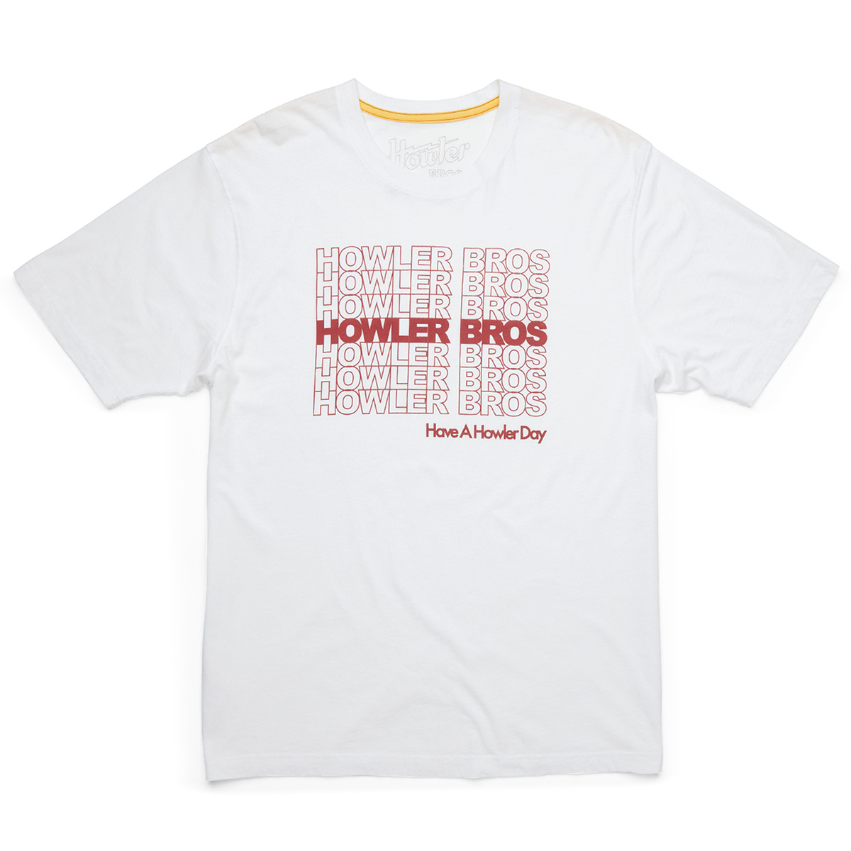 Howler_Brothers_Cotton_T-Shirt_thanks_for_shopping_takeout_white_1 Howler Brothers Cotton T-Shirt - thanks for shopping : takeout white