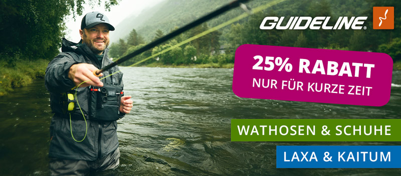 25% auf Guideline Wathosen & Schuhe