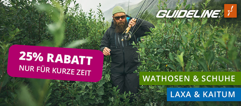 25% auf Guideline Wathosen & Schuhe