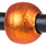 mat metallic golden orange