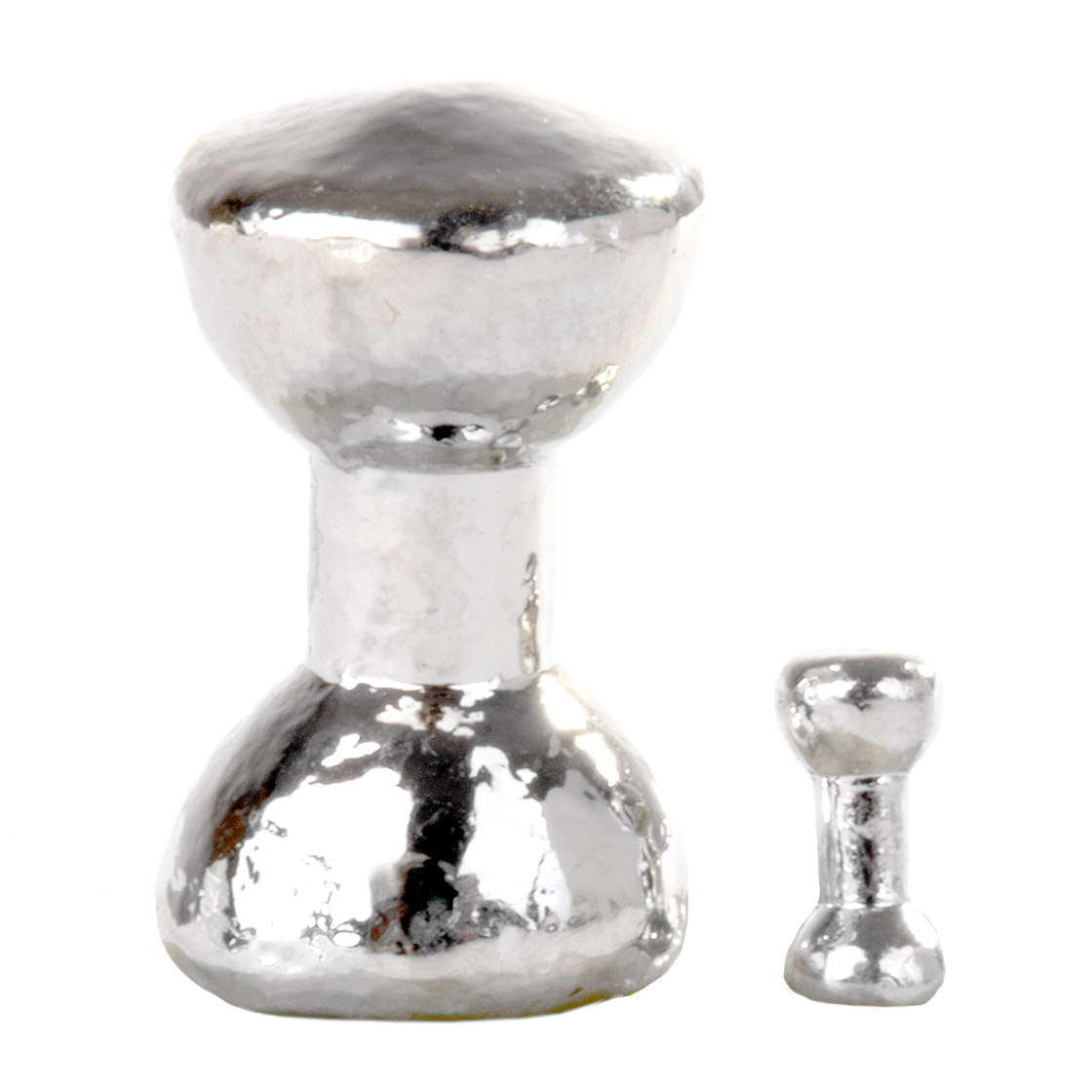 Hareline Nickel Plated Lead Dumbbell Eyes Augen