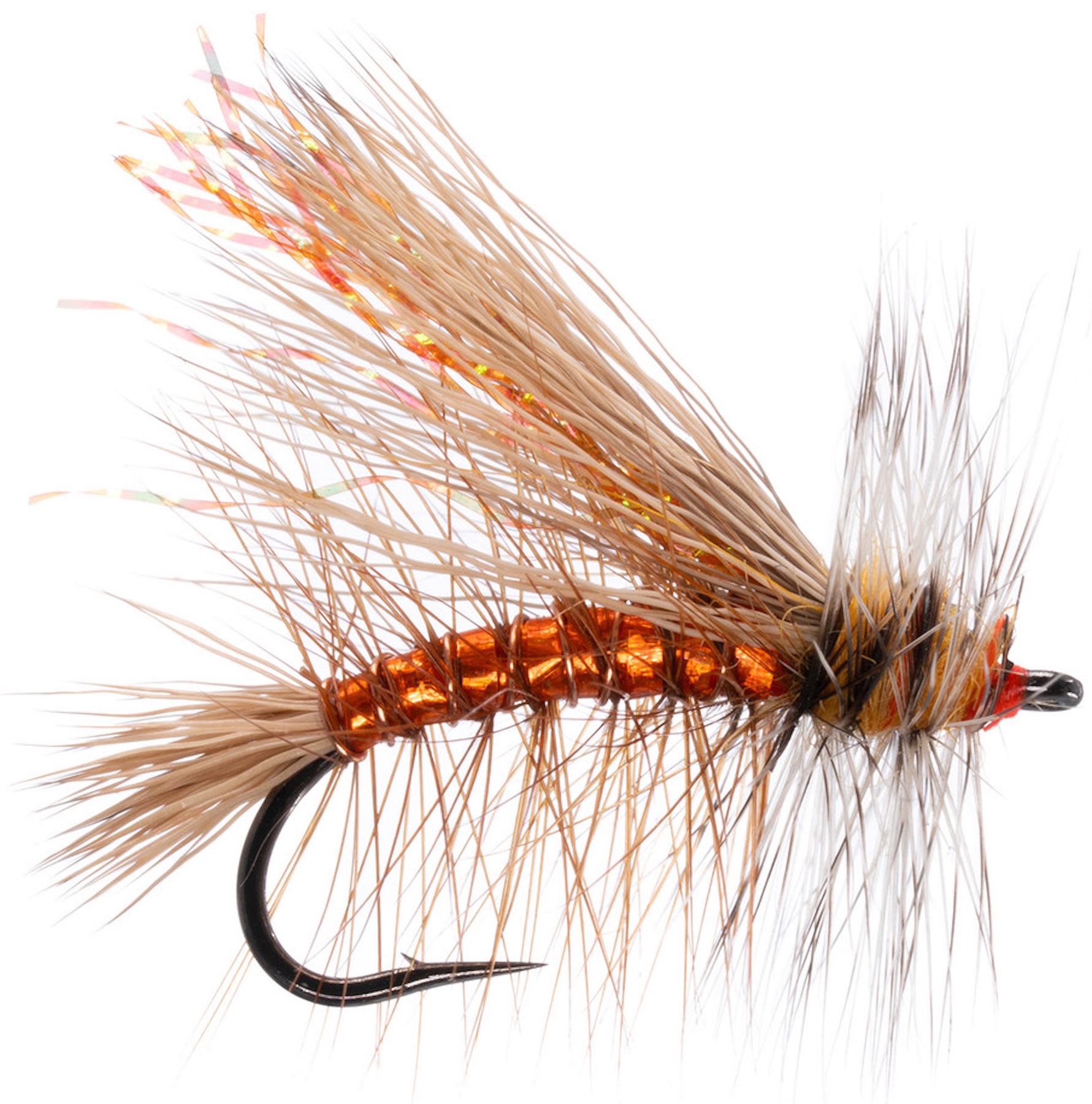 Umpqua Fly Naked Stimulator Kaufmann Orange #10 Trockenfliege