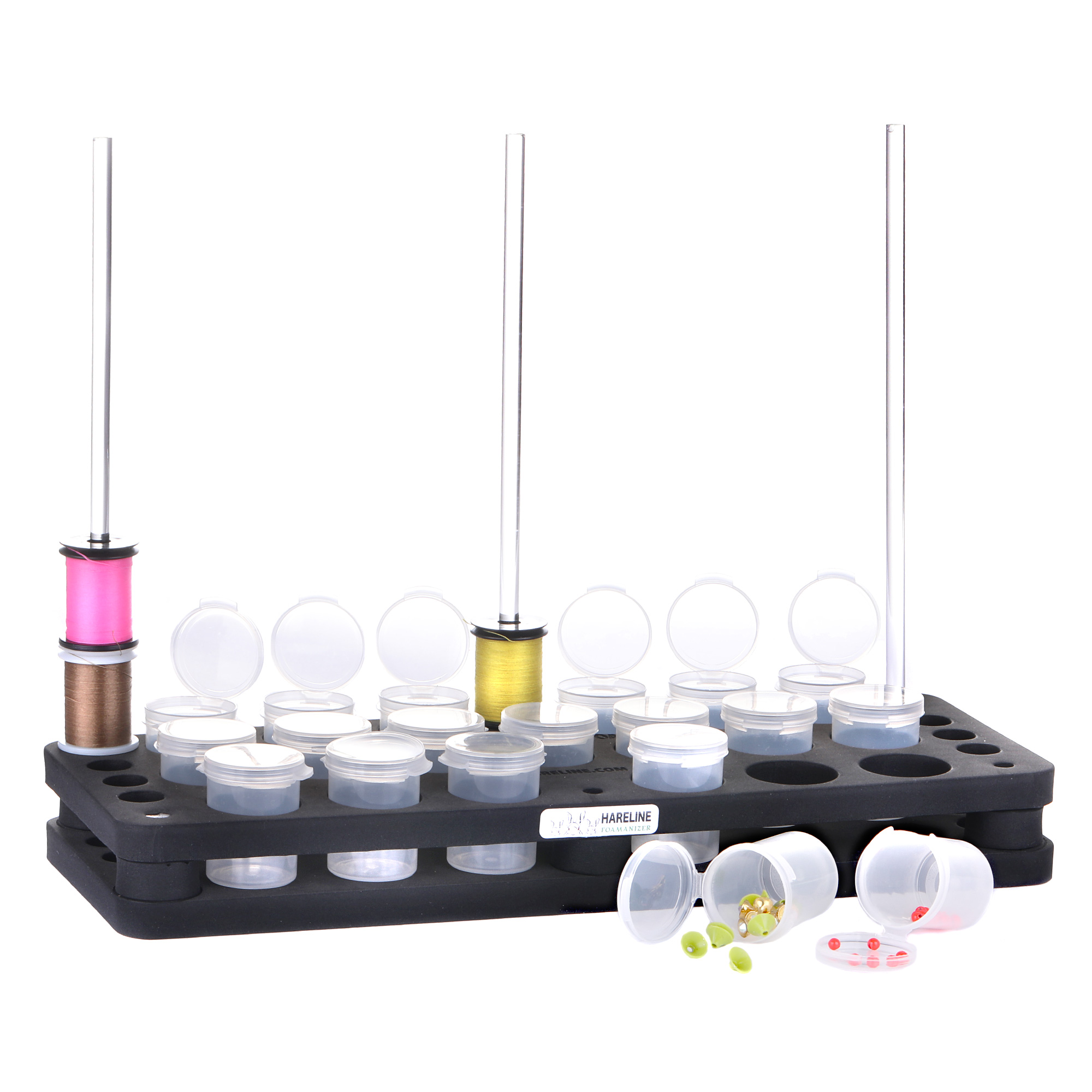 Hareline Large Tube Storage Foamanizer Module 12" - Aufbewahrungsstation für den Bindetisch