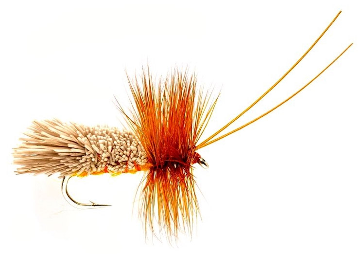 Fulling Mill Trockenfliege - Goddard Sedge amber
