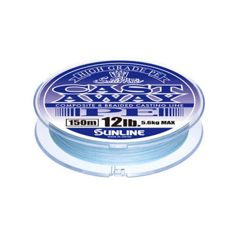 P-19430_Sunline_New_Cast_Away_PE_Geflochten_150m_1 Sunline New Cast Away PE Geflochten 150 m