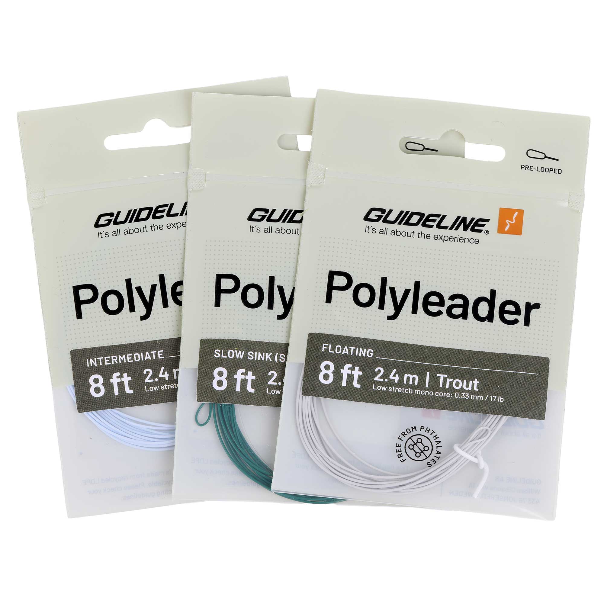 Guideline Polyleader Trout 8 ft