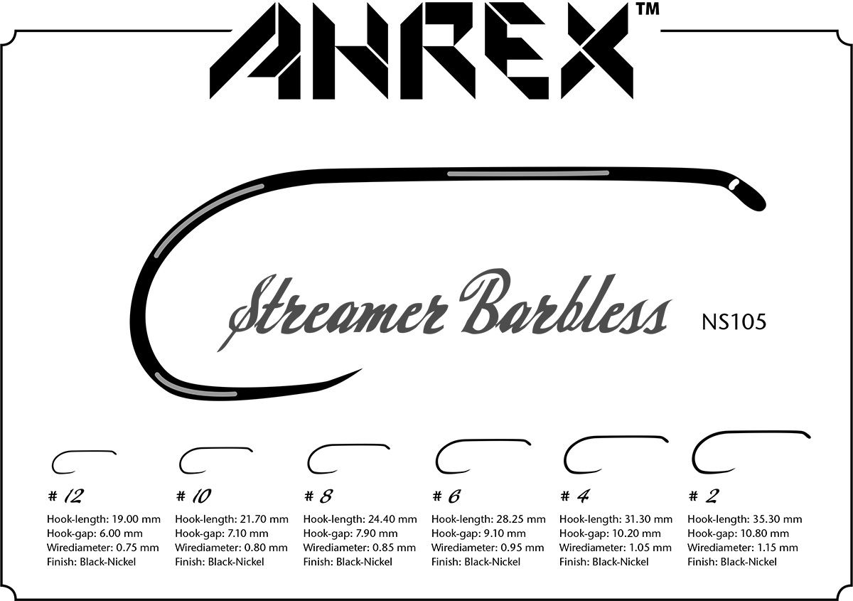 Ahrex_NS105_Streamer_Barbless_Haken_2