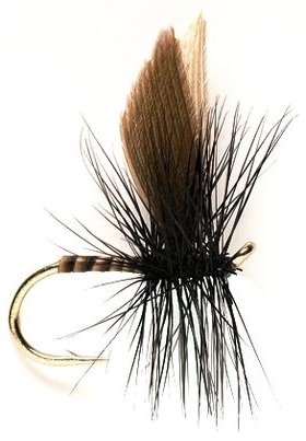 Fulling Mill Trockenfliege - Traditional Black Gnat