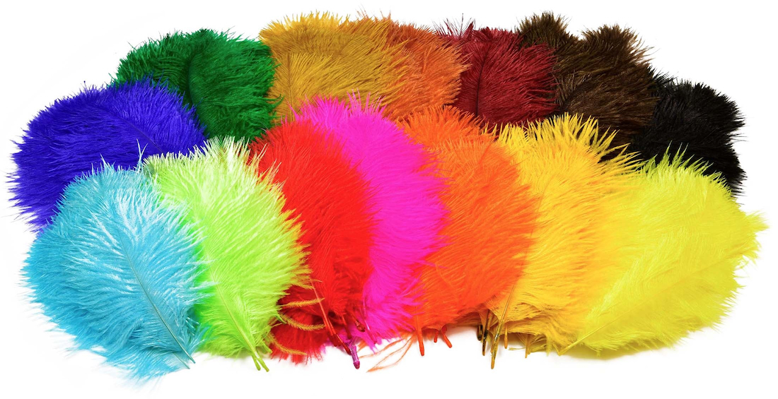 Frödin Flies SNS Ostrich Hackles Feathers