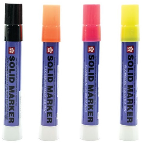 Scientific Anglers Indicator Marker Set for Euro Nymphing Black/Chartreuse/Orange/Pink