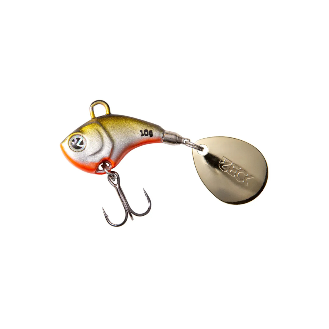 Zeck Jig Spinner 10 g Gold Fire