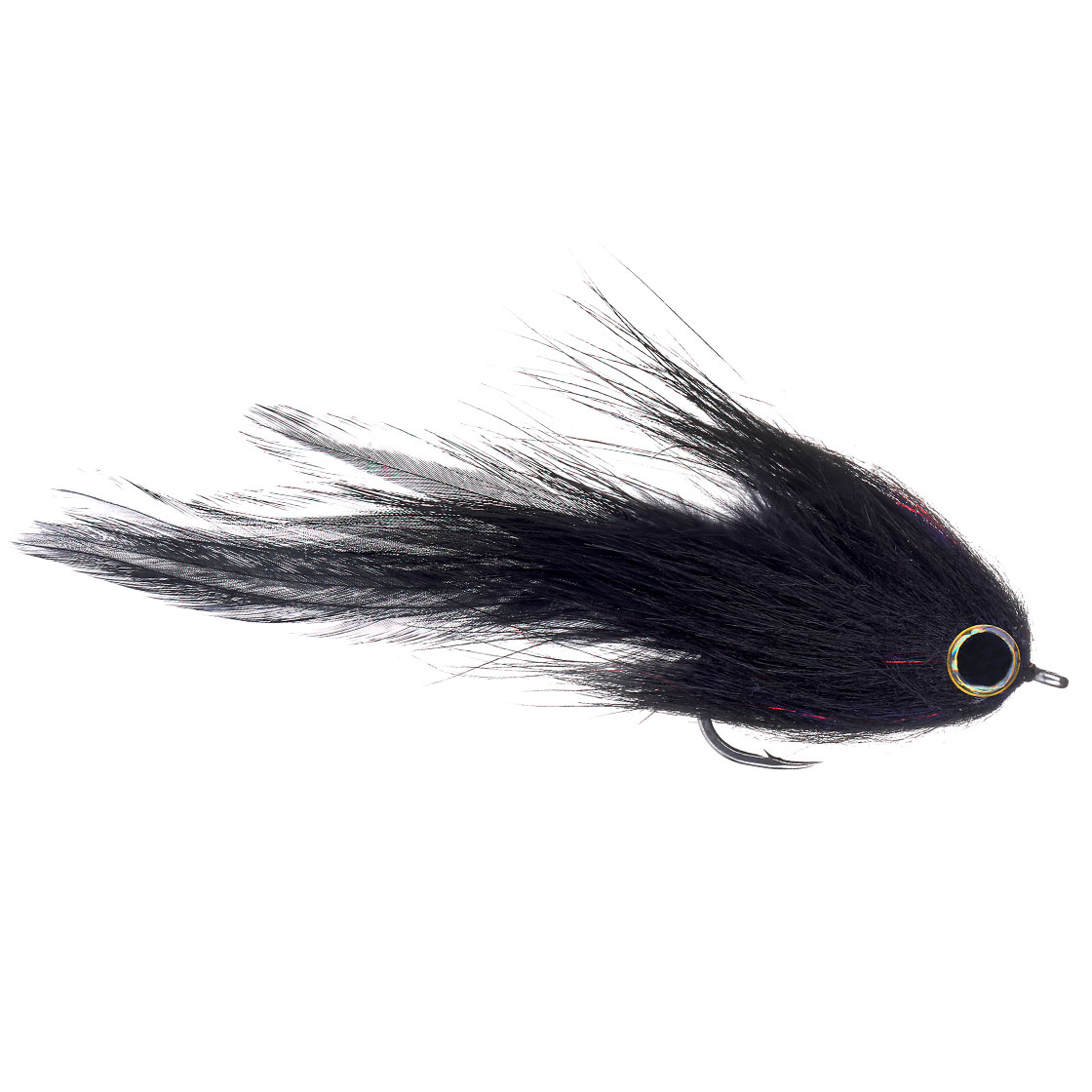 Superflies Alphonse GT Brush Fly Black SL12S #6/0
